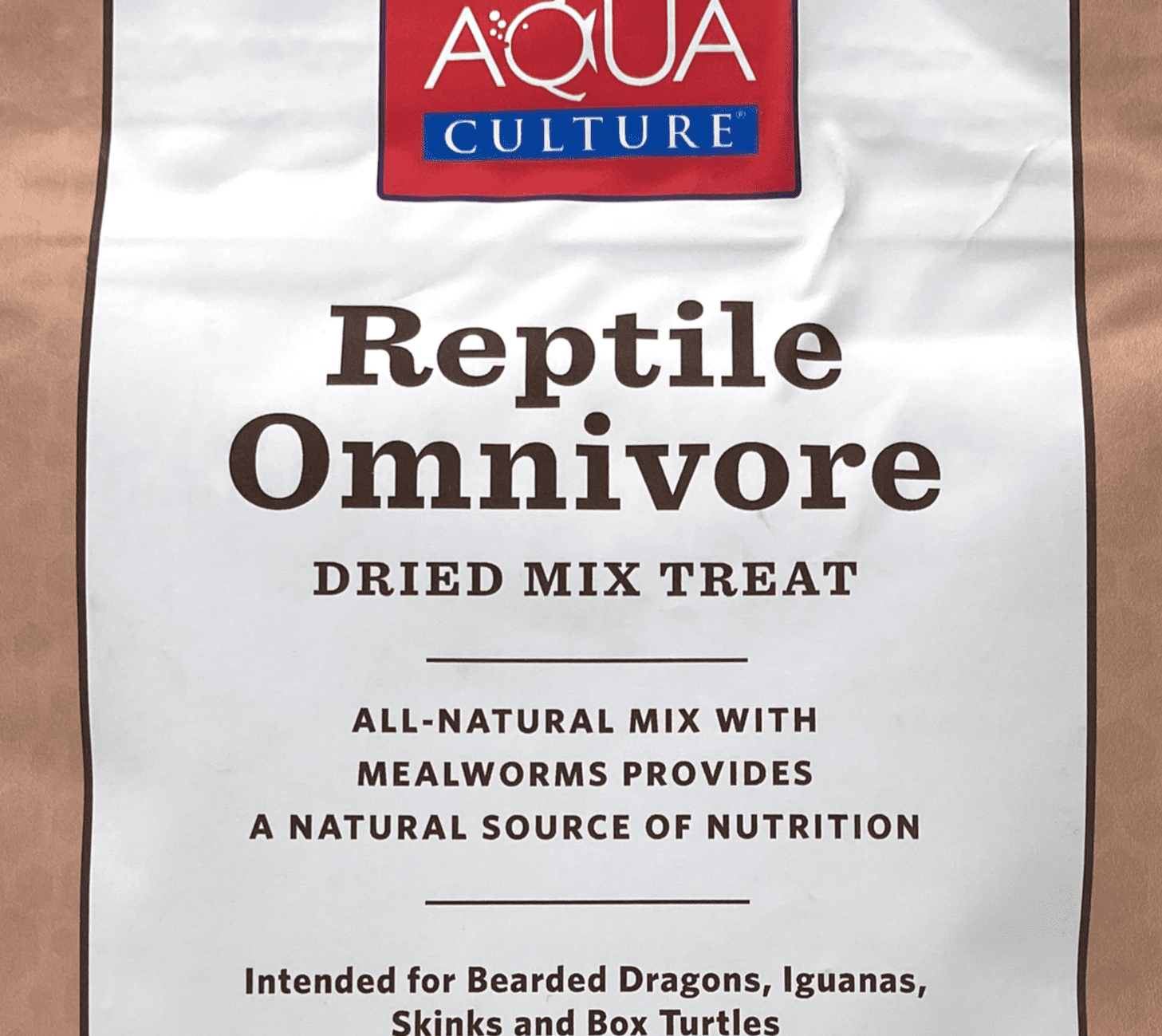 Aqua Culture Reptile Omnivore Dried Mix 4 oz with Vegetables