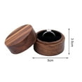 thumbnail image 7 of Soumake Ring Box Vintage Wooden Ring Storage Box Double Ring Display Case For Proposal Engagement Valentine Day, 7 of 7