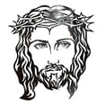 thumbnail image 3 of Jesus with Thorns Headpiece Crown Metal Sign Decorative Christmas Gift, 3 of 8