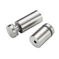 thumbnail image 3 of 20 Pcs Glass Spacer, Stainless Steel Wall Mount For Advertising Nails, For Plaques And Sign Displays (silver)12mmx20mm, 3 of 5
