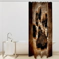 thumbnail image 2 of Print Waterproof Bathroom Curtains with Hook, Printed Design, for Bathroom Decoration - Shower Curtain Sets, 2 of 5