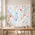 thumbnail image 5 of Wildflower Meadow with Poppies and Daisies in Soft Watercolor, Whimsical Boho for Nature Lovers, Botanical Wall Art Housewarming Gift Tapestry Wall Hanging for Bedroom and Living Room, 5 of 7