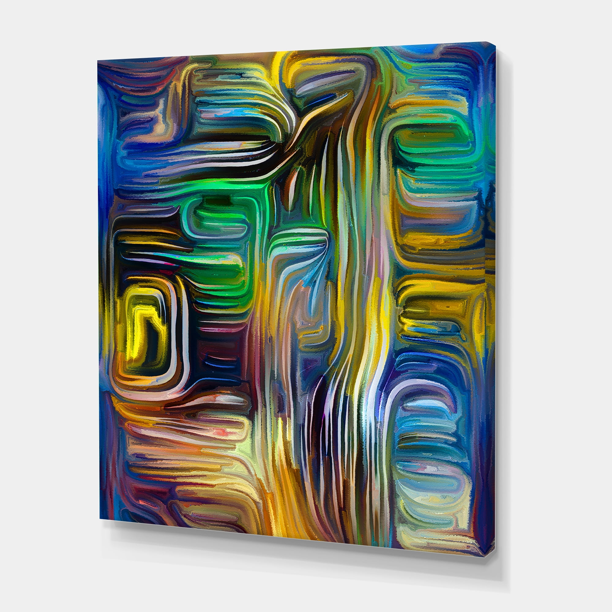 Vorner Panitan スパイラルアート 48/120 Colour Spiral Fusion VI 16 in x 32 in Painting Canvas Art Print