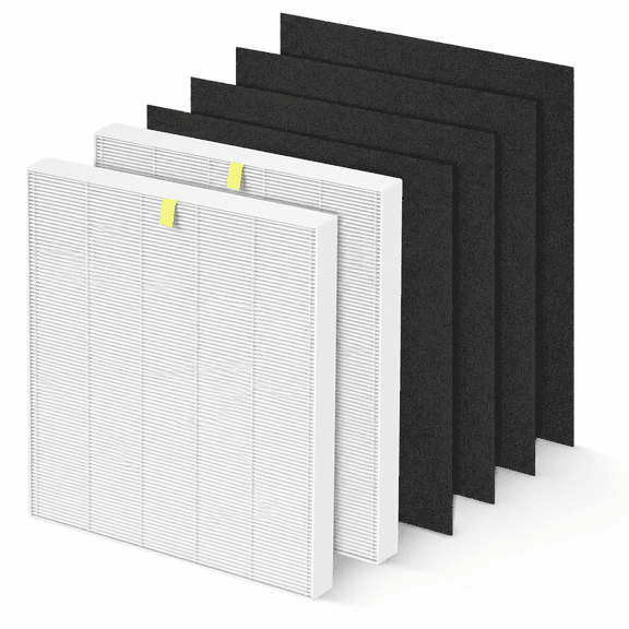 Air Purifier Replacement Filter for Winix C545, 2 True HEPA Filters & 4 Carbon Pre-Filters, Replaces 1712-0096-00 & 2522-0058-00, H13 for Dust, Smoke & Odors