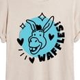thumbnail image 3 of Shrek - Waffles Donkey - Women's Oversized T-Shirt, 3 of 5