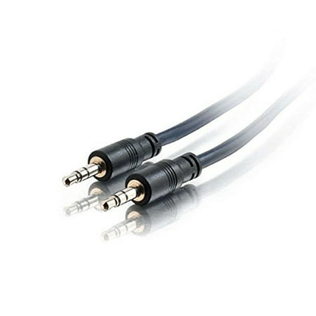 UPC: 0757120405184 | C2G 50ft 3.5mm Stereo Audio Cable with Low Profile Connectors M/M – Plenum CMP-Rated