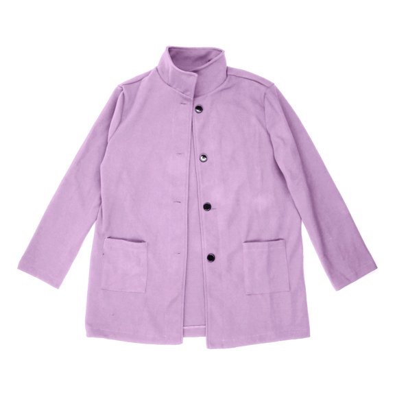 Women Long Sleeve Stand Collar Single Breasted Coat Jackets Winter Wool Blend Over Coats Long Jackets Casual Winter Coat