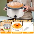 thumbnail image 3 of Wekvgz Stainless Steel Flan Pan Mold With Lid and Handle Dishwasher Safe Flan Making Mold Versatile Round Cake Baking Flan Maker for Cheese Cake Chocolate Pudding, 3 of 10