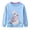 Rabbit Blue Dot, variant on HWJAD 1-Piece Toddler Baby Girls Sweatshirts Cartoons Crewneck Pullover Long Sleeve Shirts Tops Girl Fall Winter Tops 2-7T