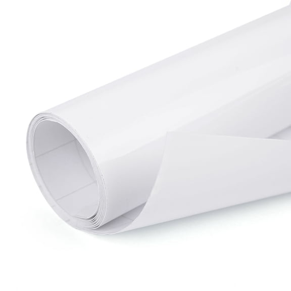 Unique Bargains Gloss White Bubble Free Self Adhesive Car Vinyl Film Wrap Sticker Decal 60" x 24"