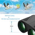 thumbnail image 3 of Compact Night Vision Bird Watching Binoculars - 25X10 High Power Mini HD Binoculars Waterproof & Vision Clear & Easy Focus for Outdoor Hunting, Sightseeing, Hiking, Concert and Sports Games, 3 of 7