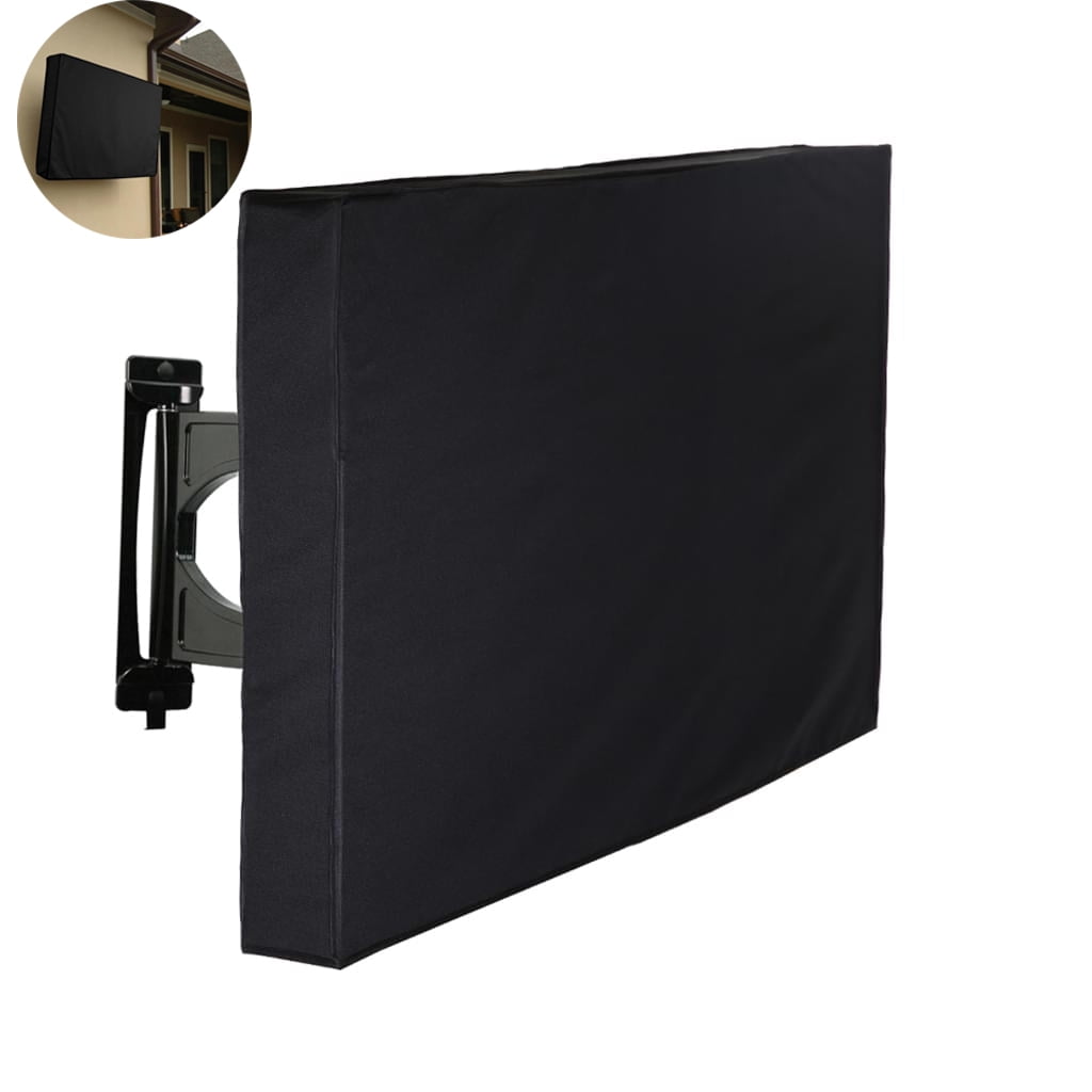 Outdoor TV Cover 55" 58" Waterproof Dustproof TV Protection Remote