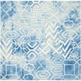 thumbnail image 1 of Safavieh Tapis Contemporain Bleu Teint par Immersion - Carré 7 Pieds, 1 of 4