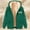 #071-Green, variant on Cutuoiiu Women's Cozy Christmas Print Fleece Jacket Hooded Sherpa Lined Outerwear with Full Zipper and Front Pockets Gifts