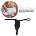 thumbnail image 4 of Jockstrap de Soutien Scrotal Confortable Haute Élasticité pour Récupération par Vasectomie Gym Course Exercice, 4 of 8