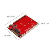 M.2. PCI-e NVMe to U.2 (SFF-8639) Adapter - Not Compatible with SATA Drives or SAS Controllers - For M.2 PCIe NVMe SSDs - PCIe M.2 Drive to U.2 Host Adapter - M2 SSD Converter
