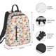 thumbnail image 2 of Easygdp Cartoon Transportation para Easygdp Yak - Mochila Casual Ligera y Resistente para Viaje y Senderismo para Hombres y Mujeres, 2 of 7