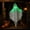 C, variant on Light-Up Green LED Hanging Decor, Ghost Fabric Ornament Halloween Front Door Tree Porch Night Decor