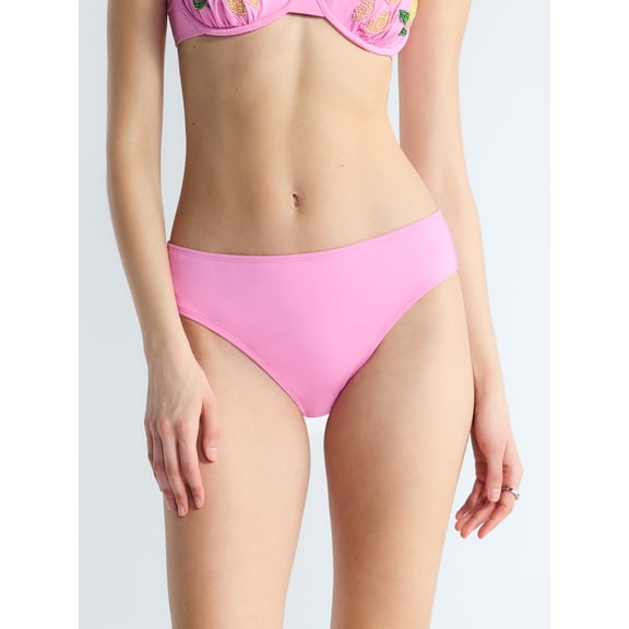 Free Assembly Women's Mid Rise Bikini Bottoms, Sizes XS-XL