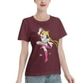 thumbnail image 2 of Women's Basic Short Sleeve T-Shirt Sailor Moon Moon Hare, 2 of 6