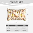 thumbnail image 4 of Balery Gnomes Autumn Harvest Bedding Queen Pillow Cases - Envelope Closure - Soft Brushed Microfiber Fabric - Shrinkage and Fade Resistant Pillow Cases-16"x24", 4 of 6