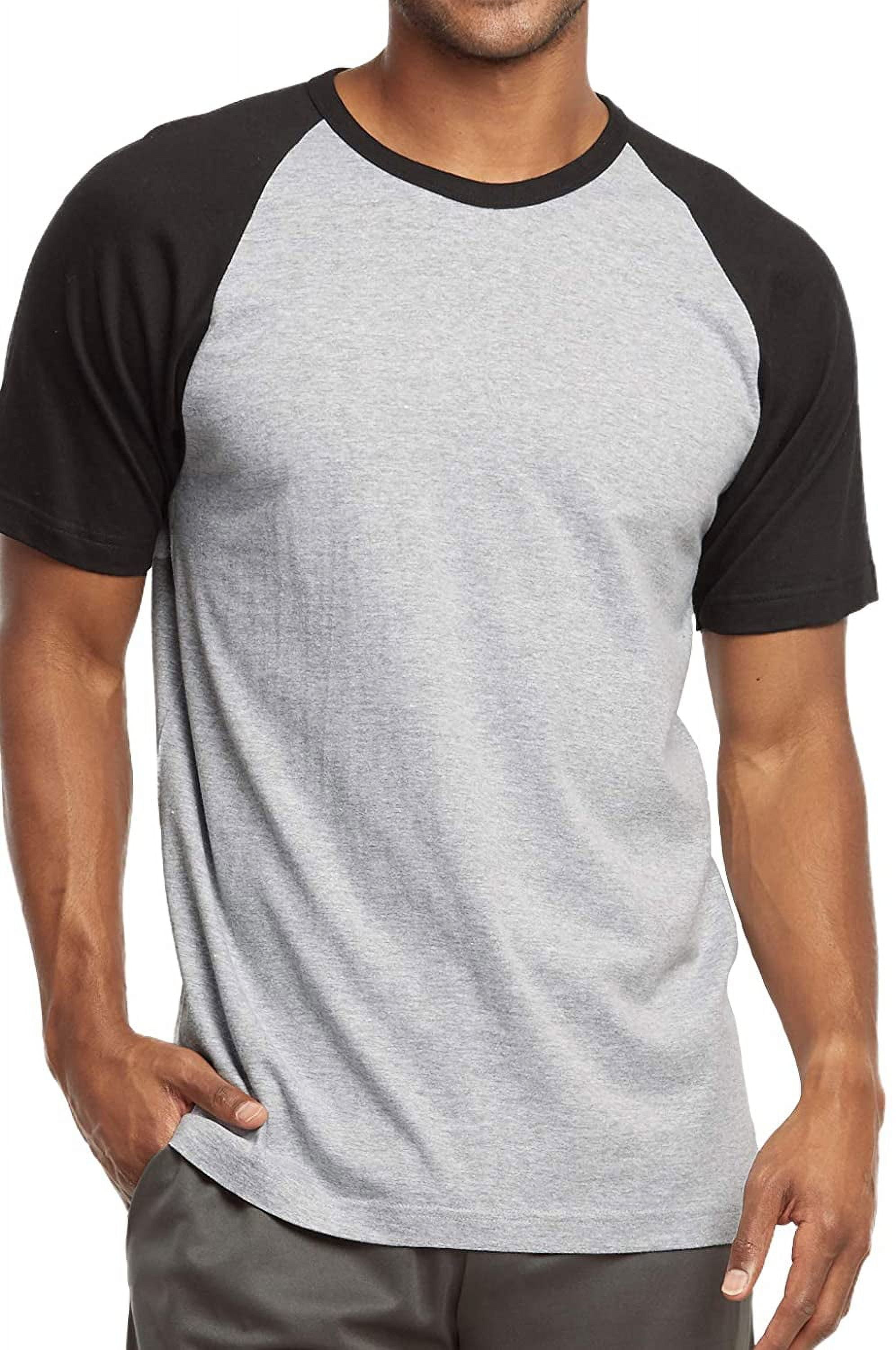 3 Packs of Top Pro Men & Women Short Sleeve Baseball Raglan Tee Shirt Top