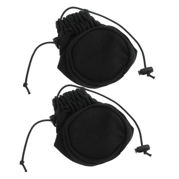 Difusor de calcetines de secador de pelo Macarena 2 piezas negro