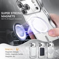 thumbnail image 2 of Funda BENTOBEN para iPhone 17 Pro de 6.3 pulgadas con purpurina transparente MagSafe, 2 of 8