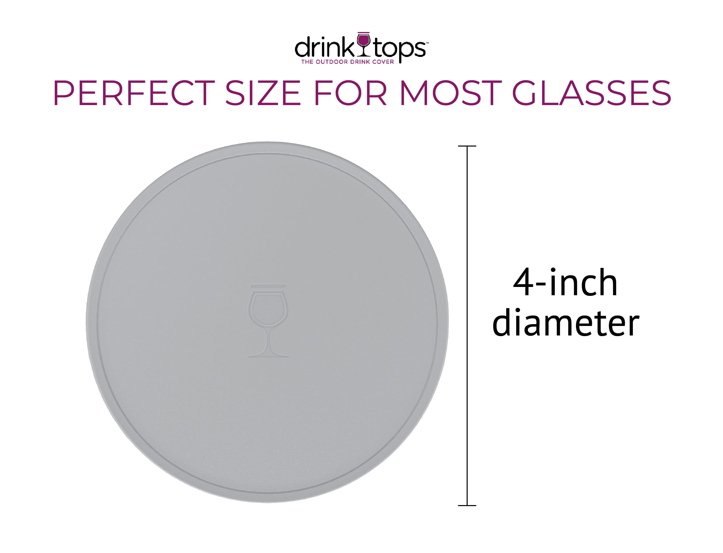 Drink Tops Tap and Seal Outdoor Drinking Glass Cover - Gently Suctions to  Glasses to Keep Particles …See more Drink Tops Tap and Seal Outdoor  Drinking