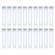 thumbnail image 1 of Uxcell 10mL Tubos de Ensayo de Plástico Contenedor de Almacenamiento Congelado Tapa de Tornillo Transparente para Laboratorio Ciencia, Paquete de 50, 1 of 6