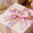 thumbnail image 2 of Easter Ribbon Decorative Weaving Tape with Bunny Egg Goblin Carrot Motifs 9 m Length Polyester Satin Holiday Gift Box Packaging Ribbon, 2 of 6