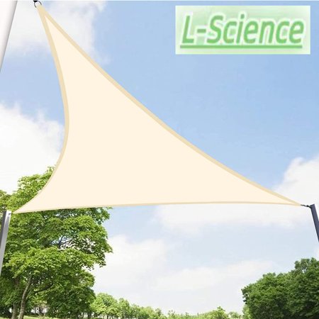Shade Sail Waterproof Triangle Umbrella UV Protection Oxford Cloth Shade for Outdoor Terrace Backyard and Garden