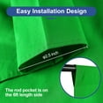 thumbnail image 2 of Emart Green Screen Backdrop,8x10ft Photography Green Background  Fabric Kit with 4 Clip for Video, 2 of 7