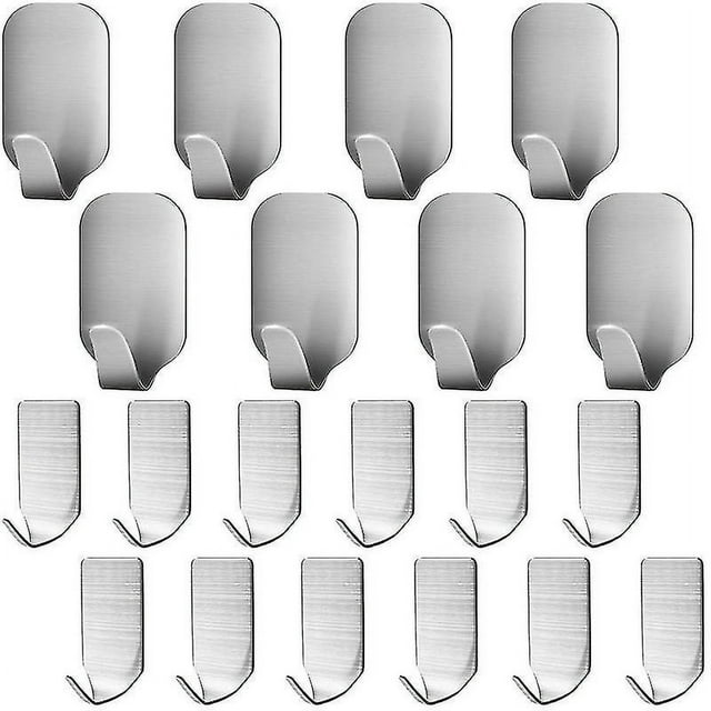 Jinyi Less Steel Hooks, Metal Utility Hanging Hooks For Robe, Coat, Towel, Keys, Bags, Home, Kit, Bath, Duty Ult