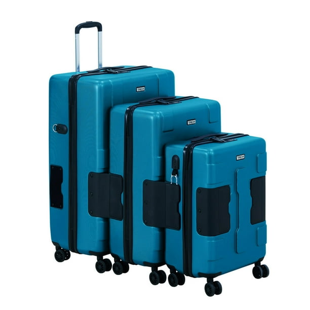 TACH V3 Connectable Hardside Luggage Set, 3 Piece Set, Sky