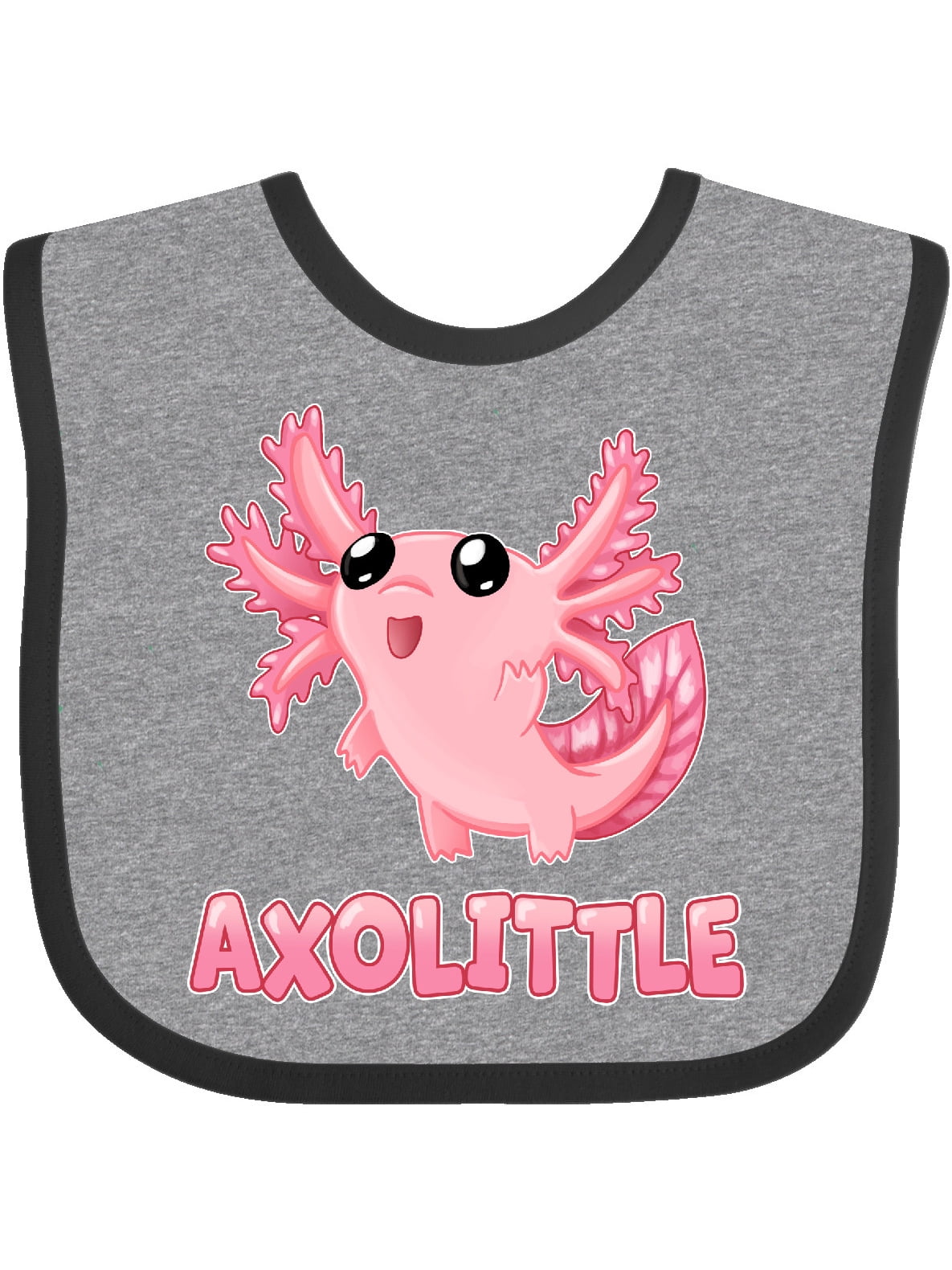 Axolittle- cute baby axolotl Baby Bib - Walmart.com - Walmart.com