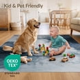 thumbnail image 4 of ODIKA 6'x9' Ultra-Soft Area Rug, Abstract Watercolor With Modern Boho Splatter And Marbled Accents None Washable, Bare feet friendly, Silk-Touch for Guest Room, Bedroom, 4 of 7