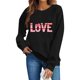 thumbnail image 2 of TaTaai Women's Valentine's Day Printed Sweatshirt, Long Sleeve Pullover Top, Round Neck Romantic Blouse, Cute Casual Wear Gift, 2 of 5