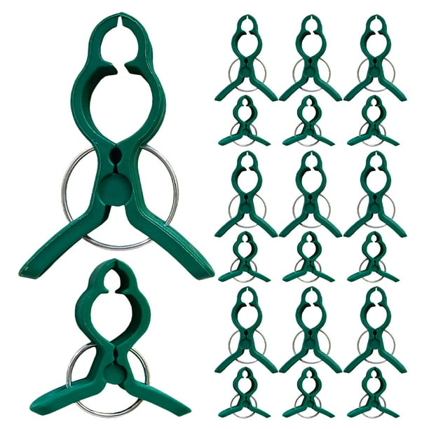 50 pinzas para plantas de jardinería, pinzas para flores, pinzas para tallos, pinzas para vides de jardín, pinzas de plástico para tomates.