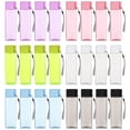 thumbnail image 5 of 24 PCS Colorful Plastic Water Bottles, 17 oz Transparent Reusable Sports Drink Bottles, Leakproof Lightweight Water Containers for Daily Hydration Travel Fitness, 5 of 7