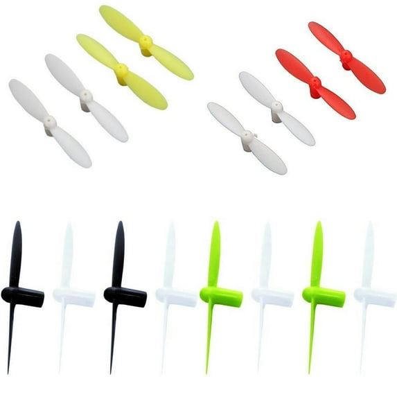 HobbyFlip Four Sets of Four Multi Color Propellers Compatible with Sharper Image DX-1 Micro Drone