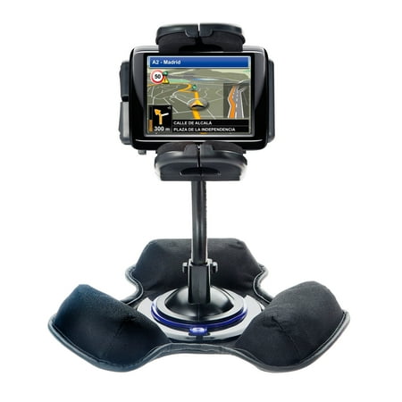 Bean Bag Dashboard Mount - Car / Truck Vehicle Holder Mounting System for Navigon 2090s Includes Unique Flexible Windshield Suction and Universal Dashboard Mount Options