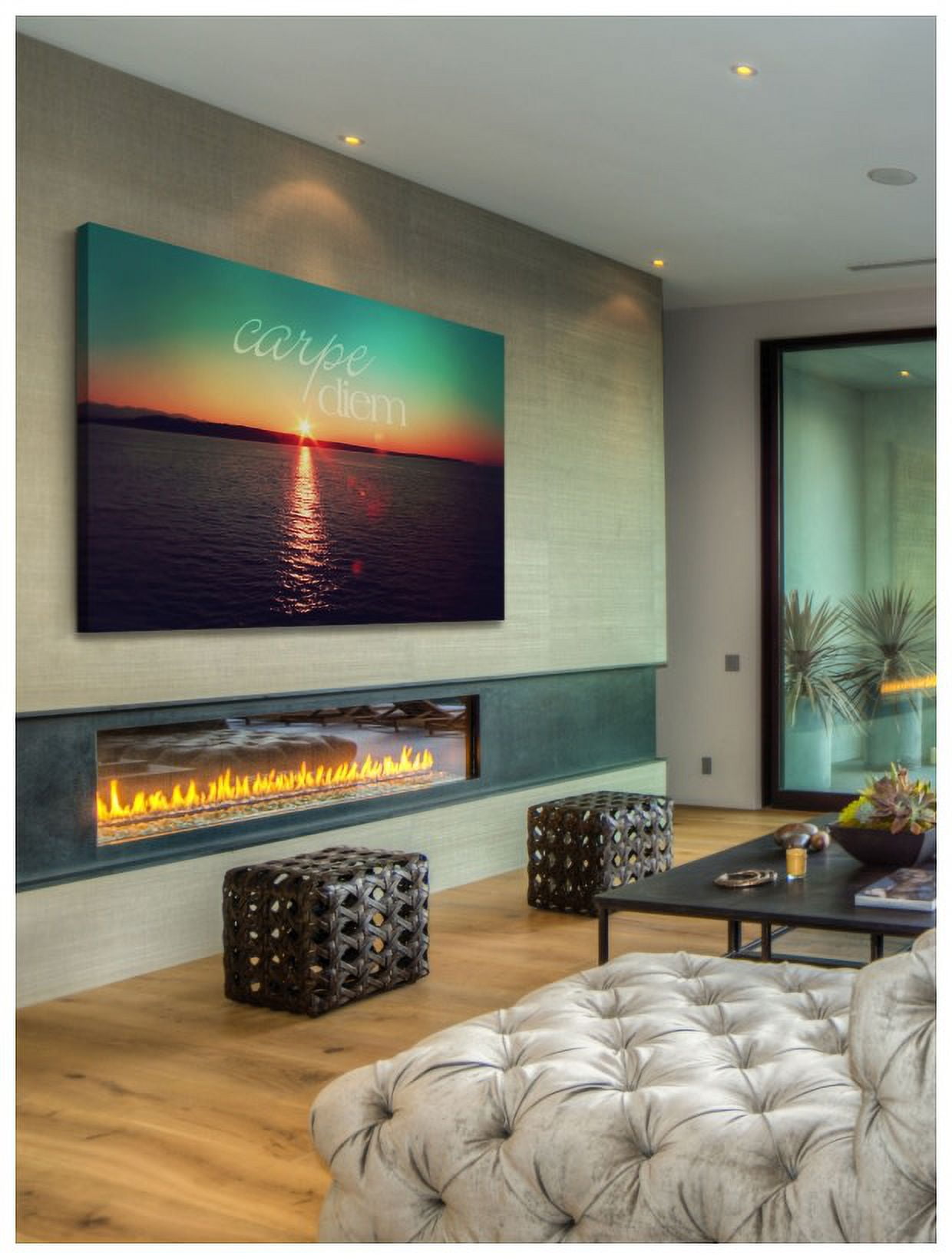 "Carpe Diem" Painting Print on Wrapped Canvas