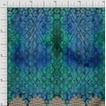thumbnail image 1 of Soimoi Crepe Silk Fabric Check & Floral Panel Printed Craft Fabric by The Yard 42 Inch Wide, 1 of 1