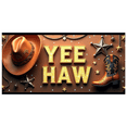 thumbnail image 3 of LUUFILx Western Cowboy Theme Backdrop Vintage Rustic Boot Hat Badge Party Decoration Photography Prop Banner for Birthday Western Party Supplies Celebration, 3 of 7