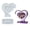 B, variant on Silicone Mold Set for Creating Personalized Heart-Shaped Photo Frames or Display Stands