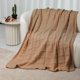 thumbnail image 4 of Manta de algodón de gran tamaño con tejido de gofre natural, manta decorativa de algodón, decoración de dormitorio de estilo bohemio para cama y sofá, 4 of 5