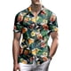 thumbnail image 4 of Camisas hawaianas con estampado 3D de flores y neón para hombre, camisas casuales de playa de gran tamaño con botones, ropa de diseñador de moda, camisas Aloho, 4 of 5