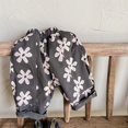 thumbnail image 1 of Pantalones Harem para niños de 1 a 7 años, pantalones informales de algodón lavados de estilo coreano, pantalones con estampado Floral para primavera y otoño, 2025, 1 of 6