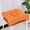 Orange, variant on Harlier Indoor Chair Cushions for Dining Chairs, Tufted Overstuffed Textured Memory Foam Kitchen Chair Pads with Ties and Non-Slip Backing, 17.7" x 17.7" x 3.5", Brown
